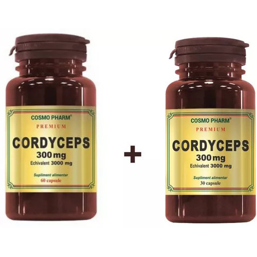 Cordyceps 300 mg - 60cps + 30cps Gratis