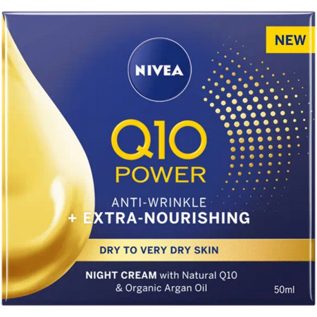 Crema antirid noapte extra hidratare Q10 Power - 50 ml