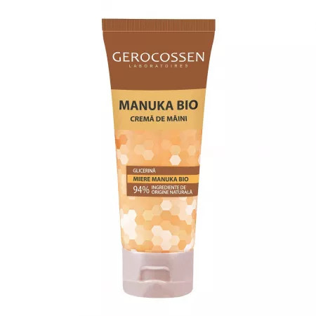 Crema de maini cu miere Manuka Bio - 75 ml