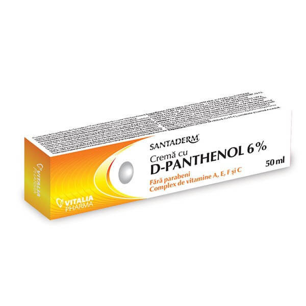Crema Panthenol Forte 6% Santaderm - 50 ml