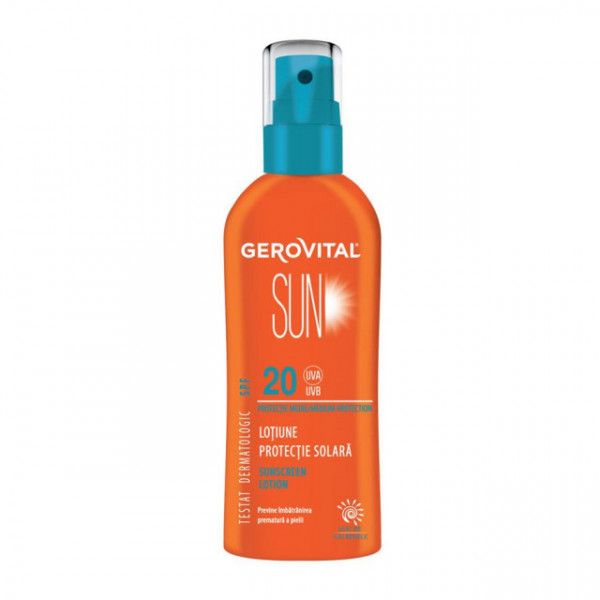 Crema protectie solara SPF 20 - 150 ml Gerovital Sun