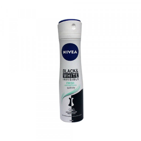 Deodorant Black&White Invisible Fresh spray - 150 ml