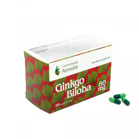 Ginkgo Biloba 80mg - 60 cps