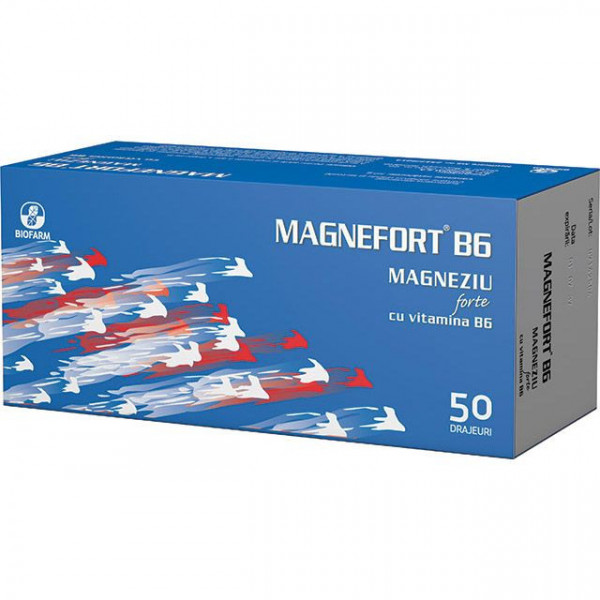 Magnefort B6 - 50 drajeuri