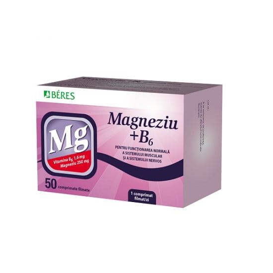 Magneziu cu B6 * Beres x 50 tb