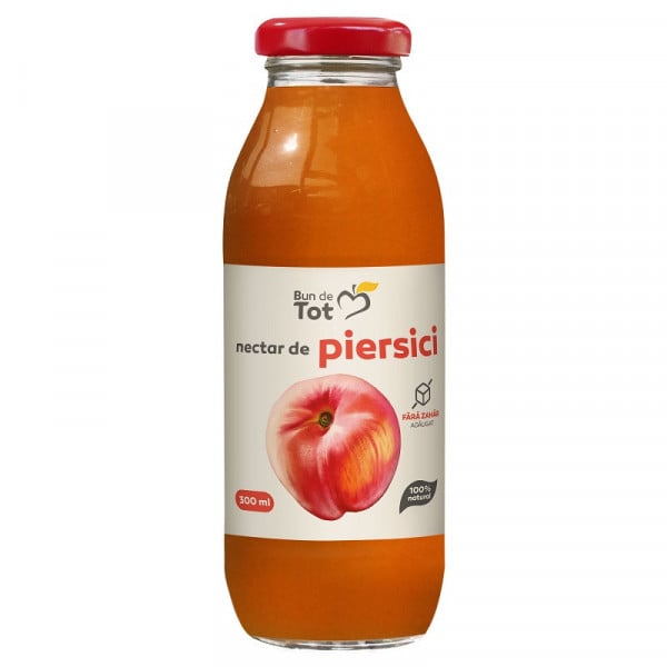 Nectar de piersici fara zahar - 300 ml