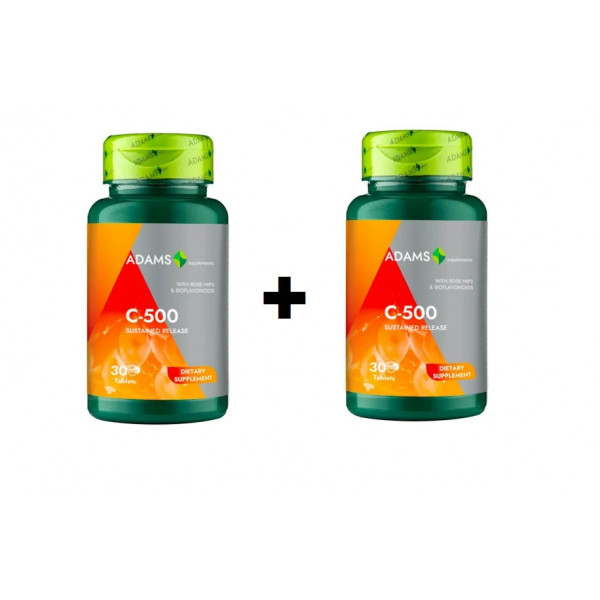 Pachet Vitamina C-500 cu Macese - 60 cpr