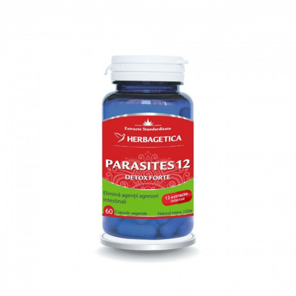 Parasites 12 Detox Forte - 60 cps