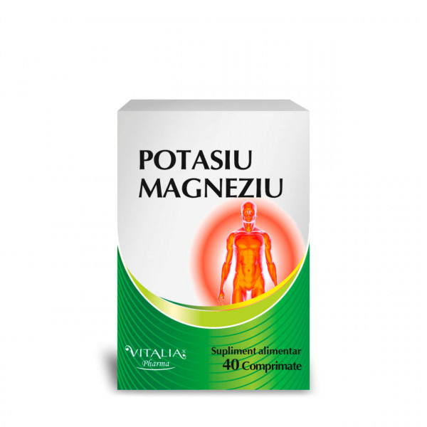Potasiu + Magneziu - 40 cpr