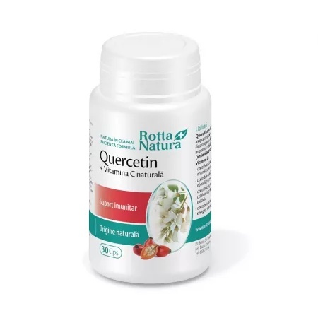 Quercetin + Vitamina C naturala - 30 cps