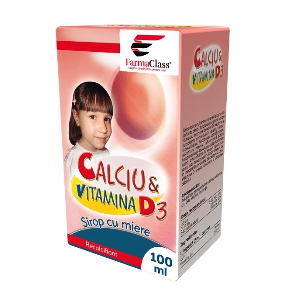 Sirop Calciu si Vitamina D3 - 100 ml