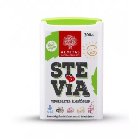 Stevia indulcitor natural - 300 cpr