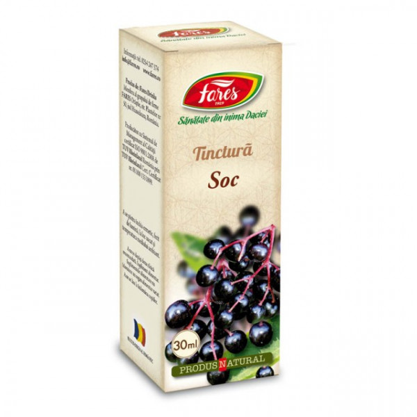 Tinctura Fructe de Soc - 30 ml Fares