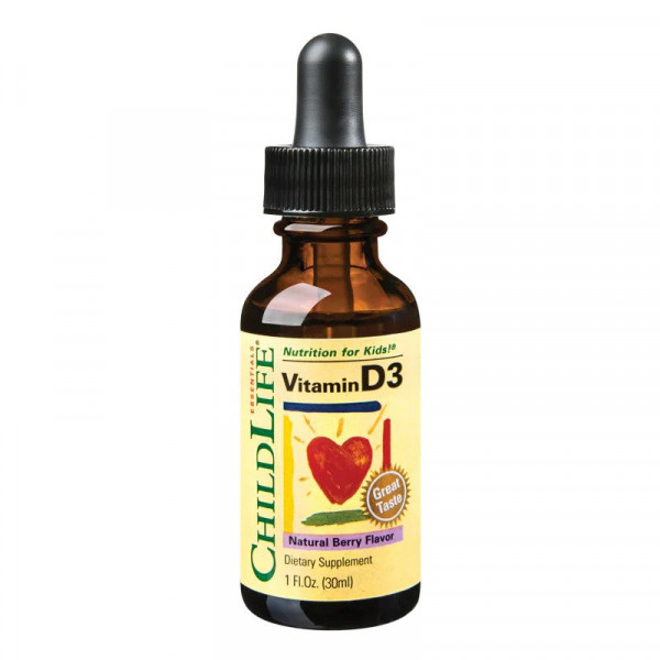 Vitamin D3 500UI (gust de fructe) - 29.60ml - ChildLife Essentials