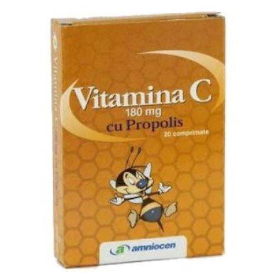 Vitamina C propolis 180mg - 24 cps