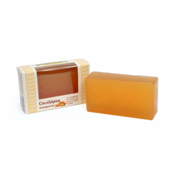 CocoSapun transparent cu argan, lapte, miere si parfum asortat - 100 g