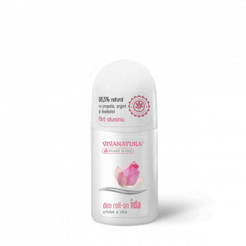Deo roll-on IDA Orhidee si Lotus - 50 ml Vivanatura