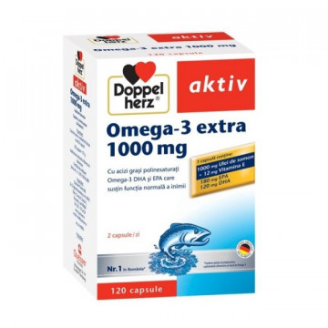 Doppelherz aktiv Omega-3 extra 1000 mg - 120 cps
