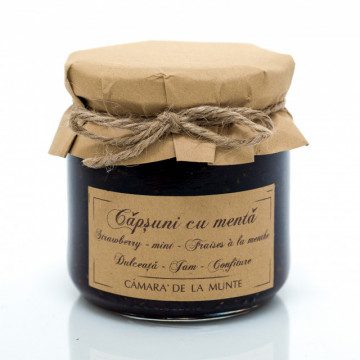 Dulceata de capsuni cu menta - 200 g