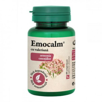 Emocalm cu valeriana - 60 cpr