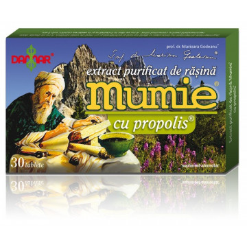 Extract purificat de rasina Mumie cu propolis - 30 tbl