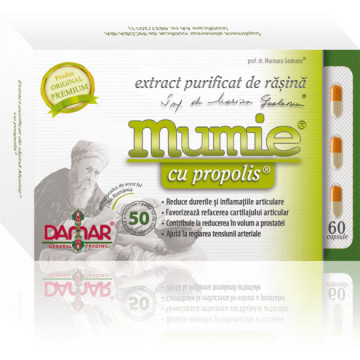 Extract purificat de rasina Mumie cu propolis - 60 cps
