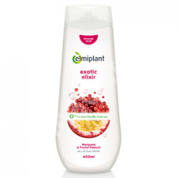 Gel de dus crema cu merisor si fructul pasiunii Exotic Elixir - 400 ml