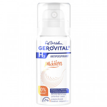 Gerovital H3 Deodorant Antiperspirant Passion - 40 ml