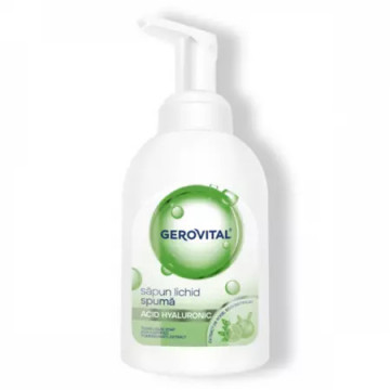 Gerovital Pure Sapun lichid spuma cu Acid Hialuronic - 300 ml