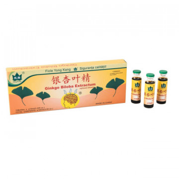 Ginkgo Biloba 10 fiole * 10 ml Yong Kang