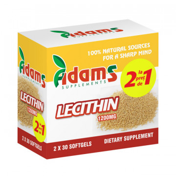 Lecitina 1200 mg - 30 cps 1+ 1 Gratis