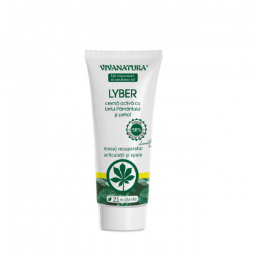 Lyber crema activa cu Untul Pamantului si Petrol - 75 ml Vivanatura