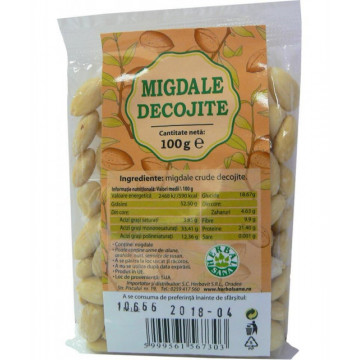 Migdale crude decojite - 100 g Herbavit