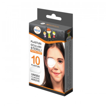 Plasturi oculari sterili pentru copii - 10 buc