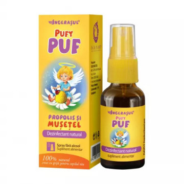 PufyPUF propolis si musetel spray - 20 ml