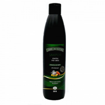 Sampon pentru par gras (argan & ghimbir) - 300 ml