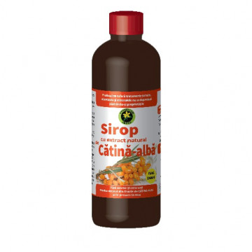 Sirop cu extract de catina alba - fara zahar 500 ml