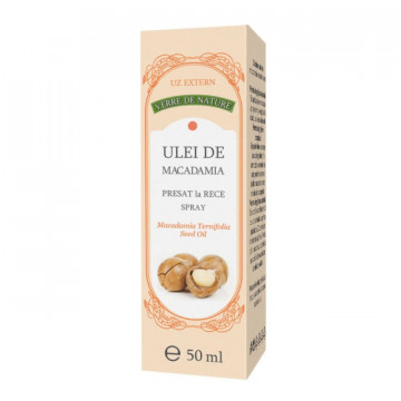 Ulei de macadamia presat la rece 50 ml