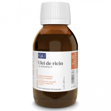 Ulei de ricin cu Vitamina A - 100 ml