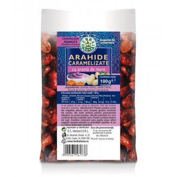 Arahide caramelizate cu aroma de mure - 100 g