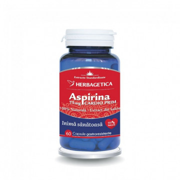 Aspirina naturala Cardio Prim - 60 cps