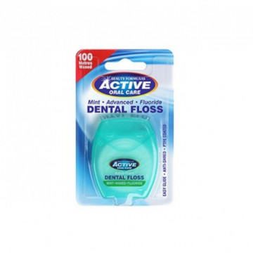 Ata dentara ceruita cu Fluor si aroma de menta - 100 m