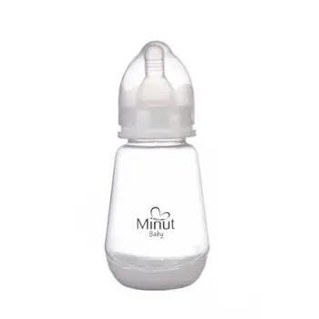 Biberon cu tetina din silicon si capac pentru 0+ Baby - 150ml