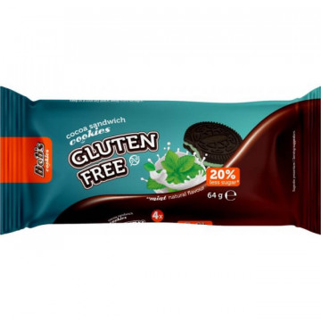 Biscuiti fara gluten cu aroma de menta Bob Foods - 64 g