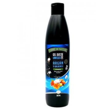 Gel de dus crema Unisex cu argan, galbenele si miere de albine - 300 ml