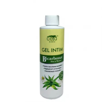 Gel intim cu bicarbonat, aloe si musetel - 200 ml,