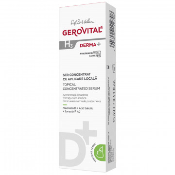 GH3 Derma+ Ser concentrat cu aplicare locala - 15ml