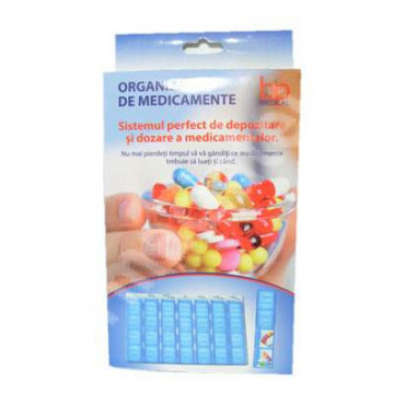 Organizator medicamente - 28 casete