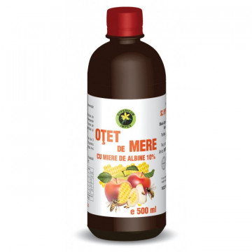 Otet de mere cu miere de albine - 500 ml