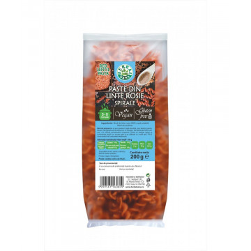 Paste din linte rosie spirale - 200 g